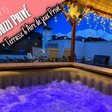 Rooftop 1 - Jacuzzi Prive Au Pied Du Monte-Blanco サランシュ エクステリア 写真