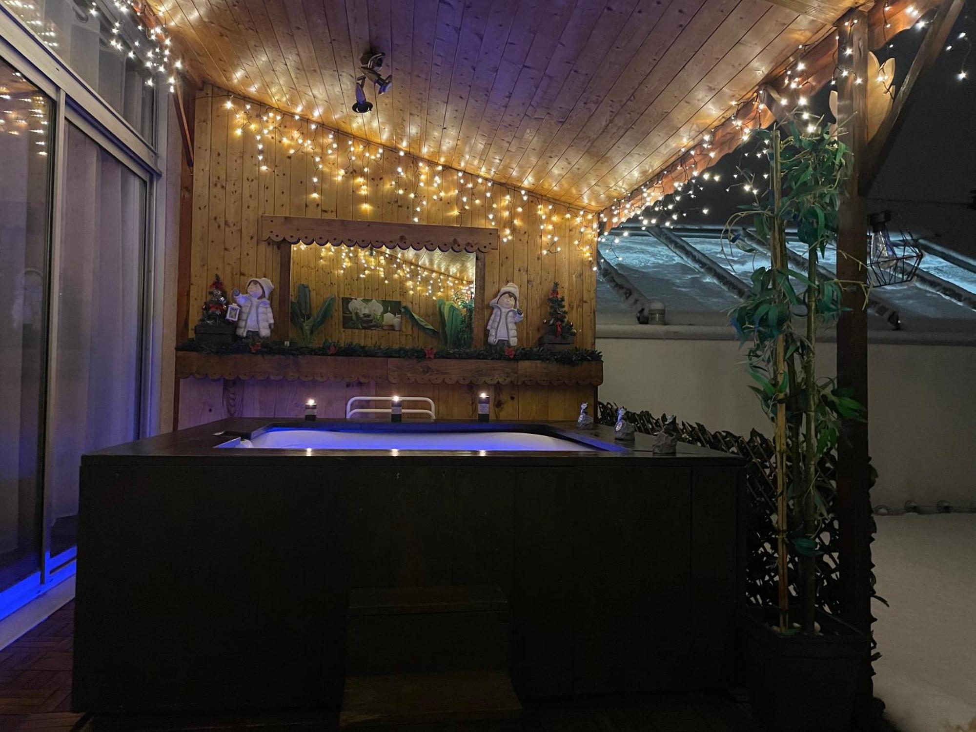Rooftop 1 - Jacuzzi Prive Au Pied Du Monte-Blanco サランシュ エクステリア 写真