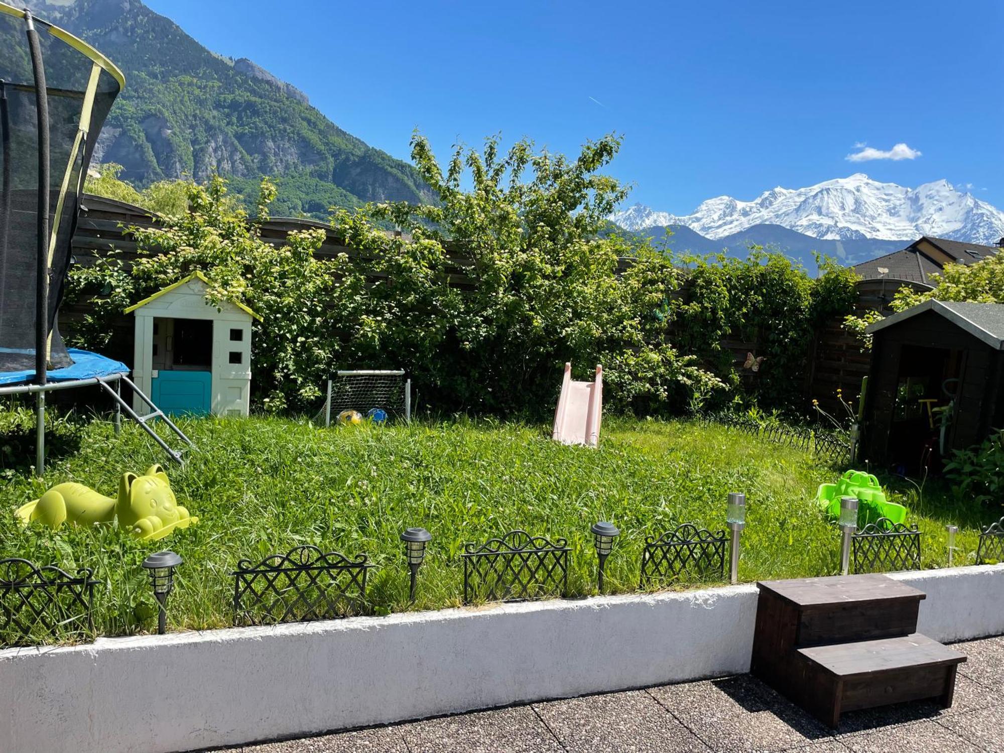 Rooftop 1 - Jacuzzi Prive Au Pied Du Monte-Blanco サランシュ エクステリア 写真